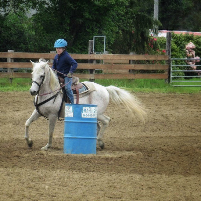 Child Barrel Race
